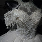 New Homecoming Dress Halter Cascade Lace Tulle Bead Sequins Back to School Outfits Party Dress Birthday Dress D7576