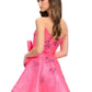 Unique Homecoming Dress Sweetheart Beading Bowknot Back to School Outfits Party Dress  D7741