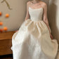Beauty Wedding Dress Strapless Pleated Wedding Dress   D4618