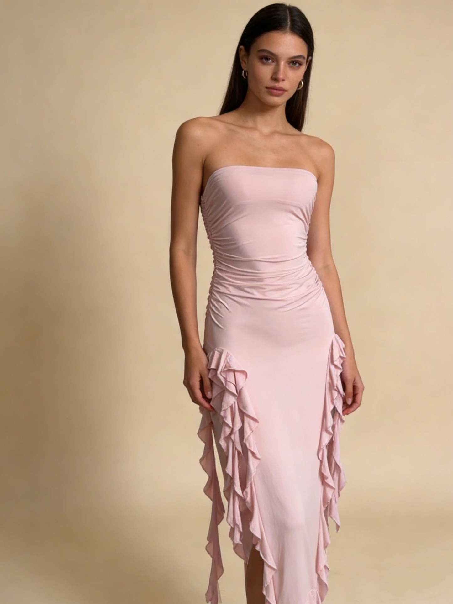 Glänzendes Ballkleid mit herzförmigem Pailletten-Meerjungfrauen-Abendkleid, Galakleid, Geburtstagspartykleid, D3415