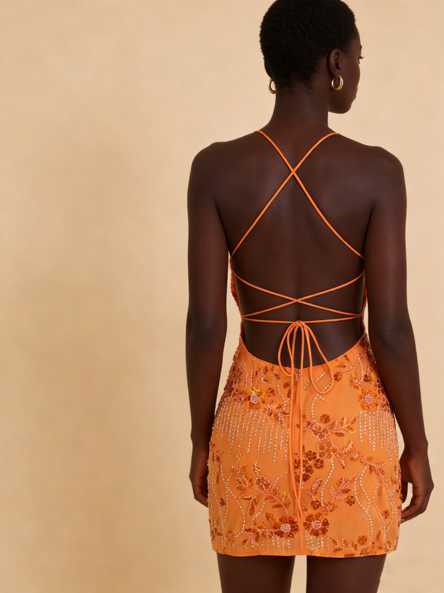 New Arrival Prom Dress Spaghetti Straps Backless Beading Hoimecoming Dress Short Party Dress Cocktail Dress   D4630