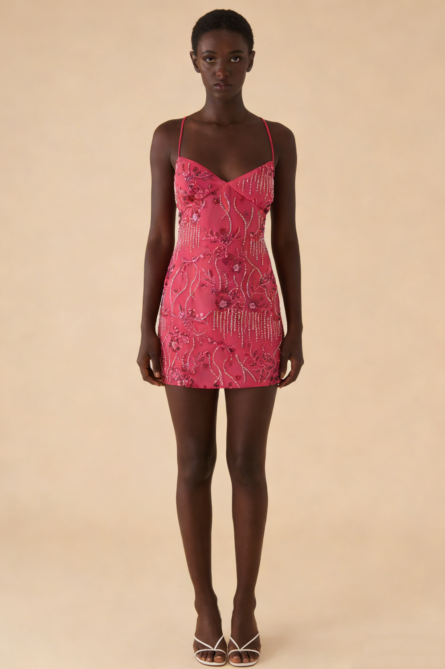 New Arrival Prom Dress Spaghetti Straps Backless Beading Hoimecoming Dress Short Party Dress Cocktail Dress   D4630