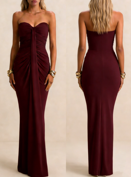 Glänzendes Ballkleid mit herzförmigem Pailletten-Meerjungfrauen-Abendkleid, Galakleid, Geburtstagspartykleid, D3415