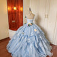 Charming Prom Dress Spaghetti Straps Pleated Tulle Evening Dress Quinceanera Dress Ball Gown      D4652