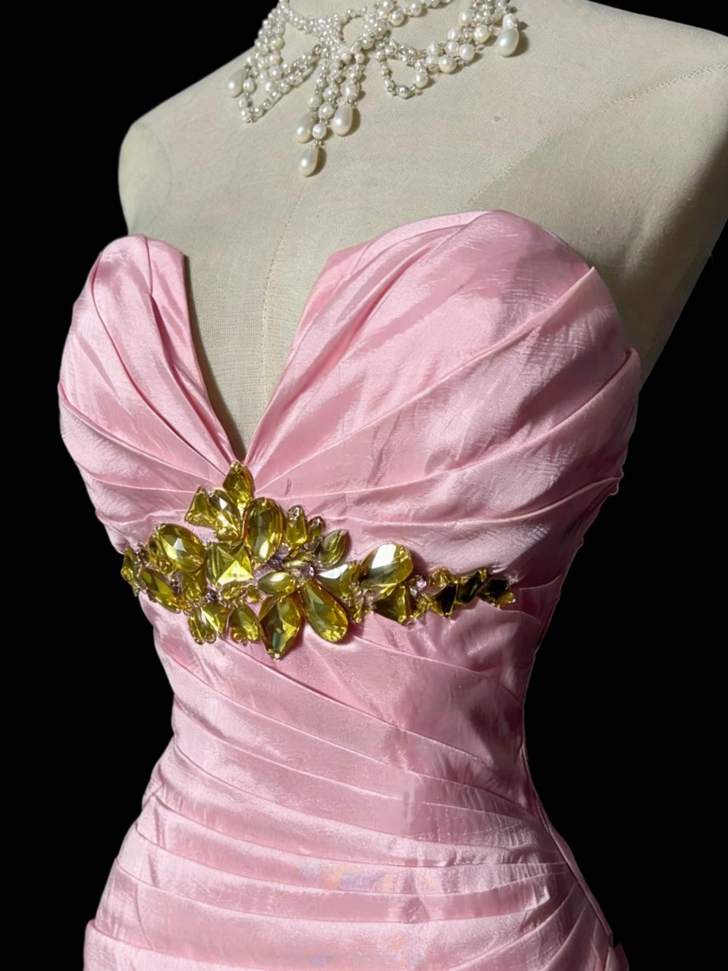 Robe de bal brillante à paillettes et col en cœur, robe de soirée sirène, robe de gala, robe de fête d'anniversaire, D3415