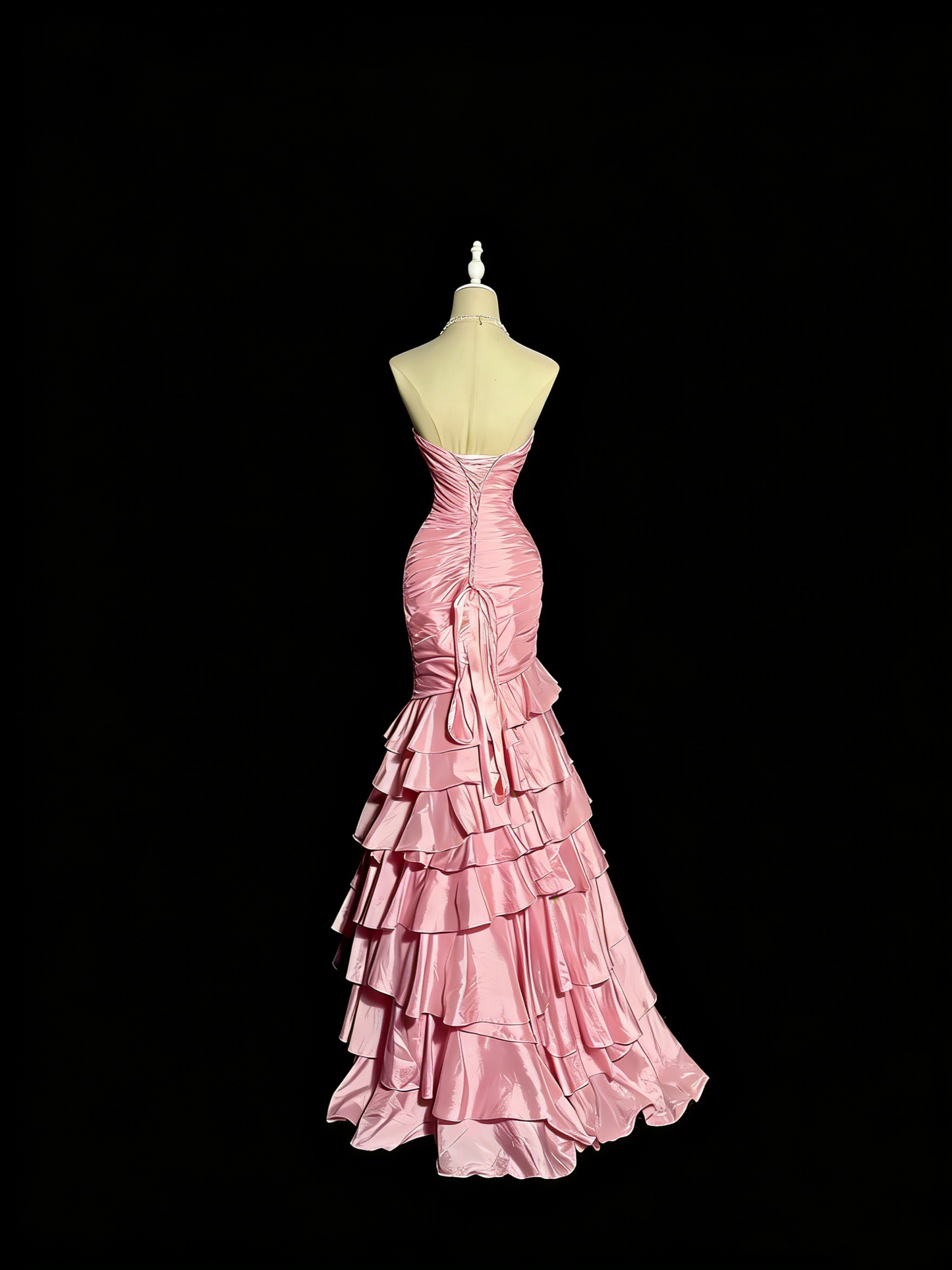 Robe de bal brillante à paillettes et col en cœur, robe de soirée sirène, robe de gala, robe de fête d'anniversaire, D3415