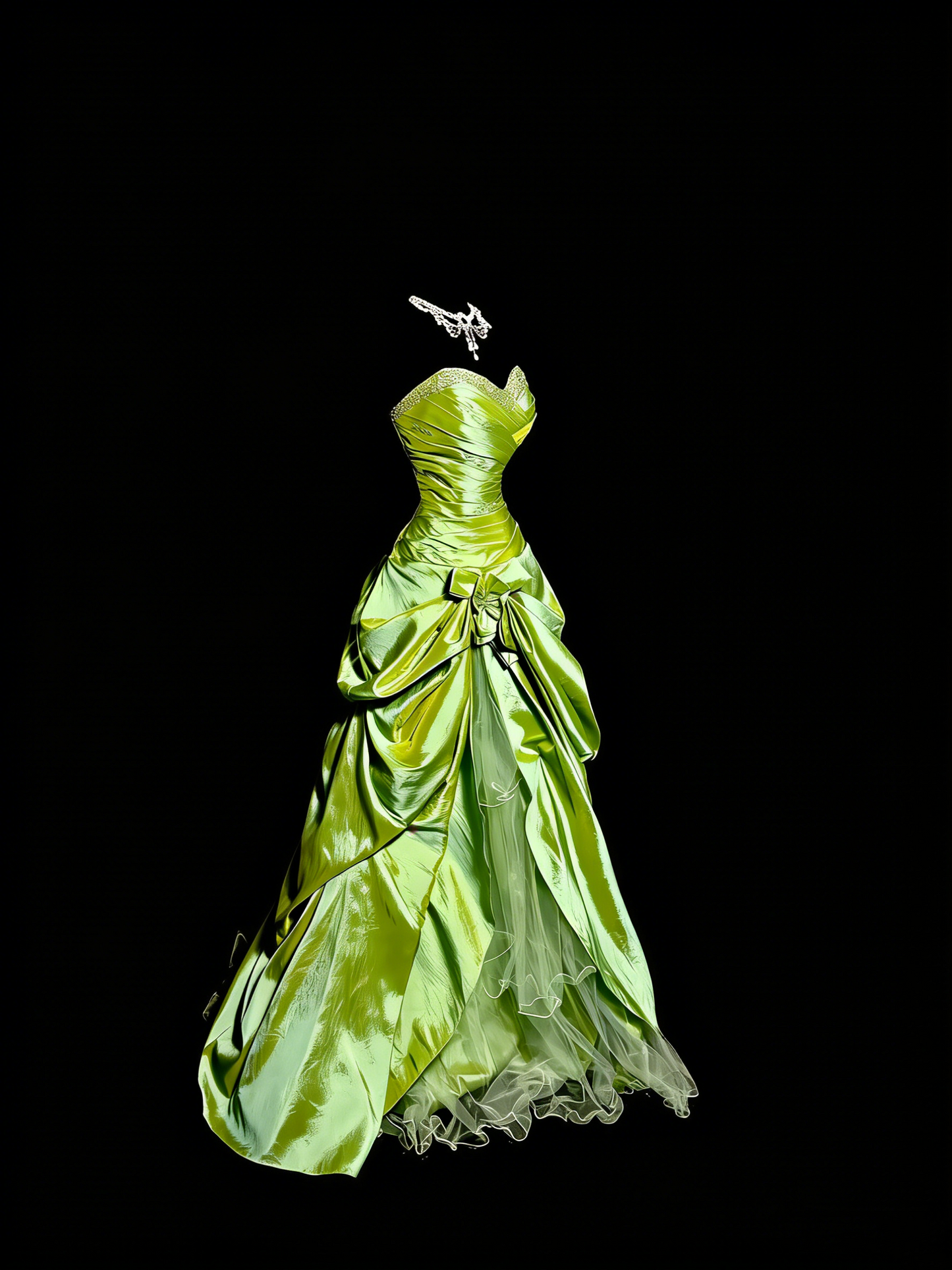 Elegant Prom Dress Green Sweetheart Pleated Tulle Formal Dress Evening Dresses Birthday Party Dress      D4663