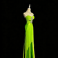 Charming Prom Dress Lime Green Sweetheart Pleated Formal Dress Evening Dresses Wedding Guest Dress      D4664