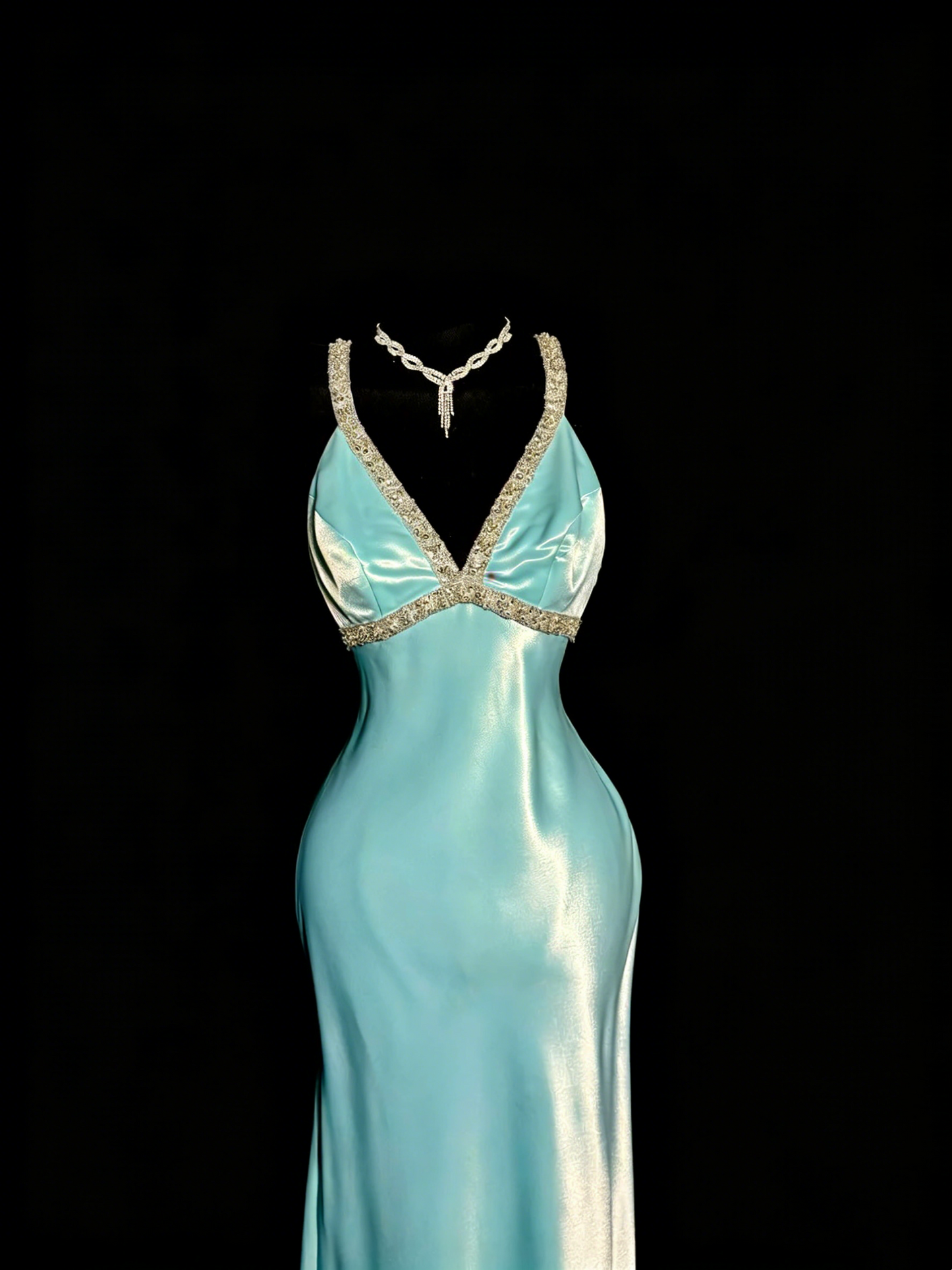 Robe de bal brillante à paillettes et col en cœur, robe de soirée sirène, robe de gala, robe de fête d'anniversaire, D3415