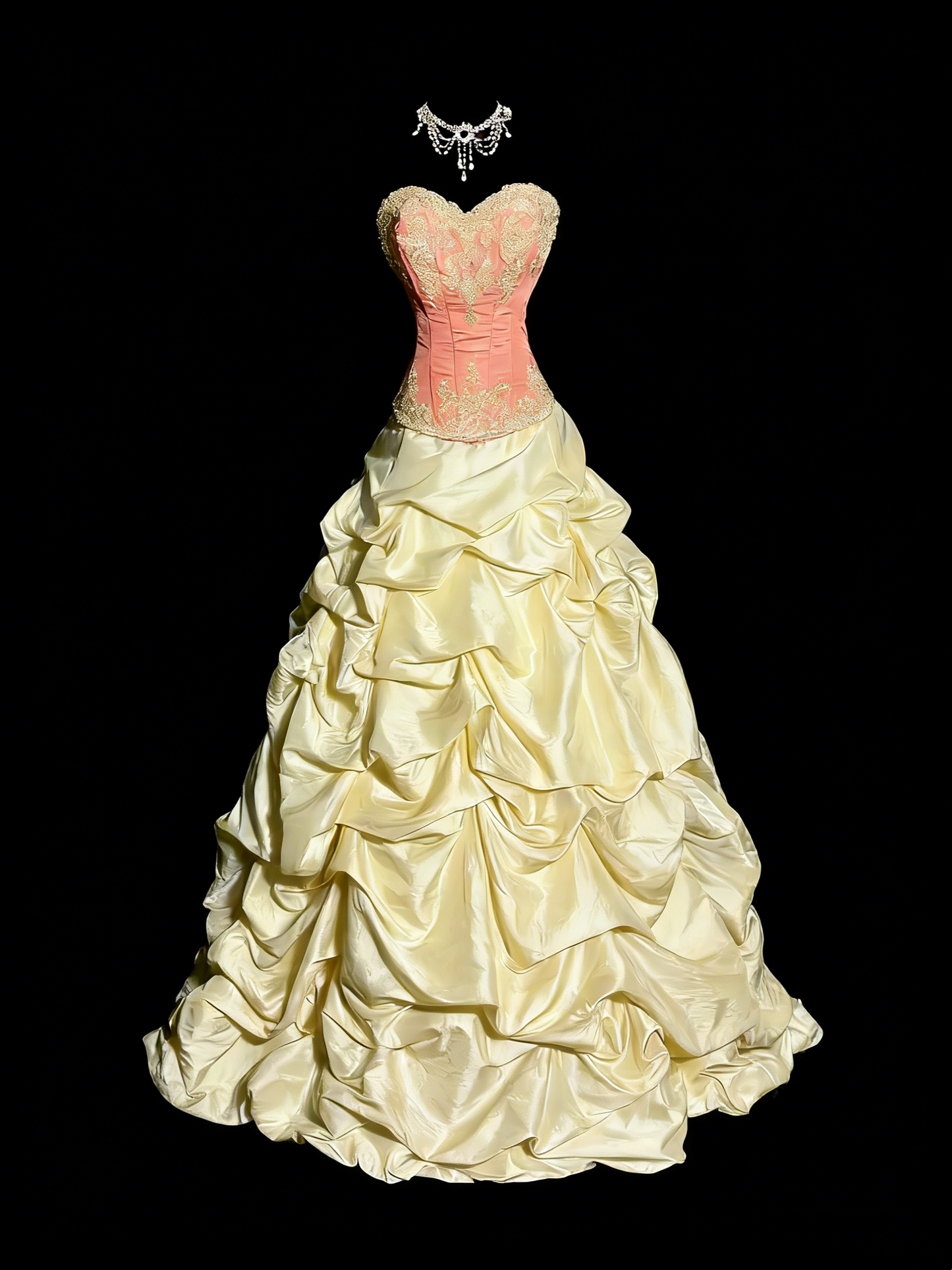 Atemberaubendes hellblaues Abendkleid aus plissiertem Tüll mit V-Ausschnitt, ideal für Quinceañera und Ball (Modell D4654)