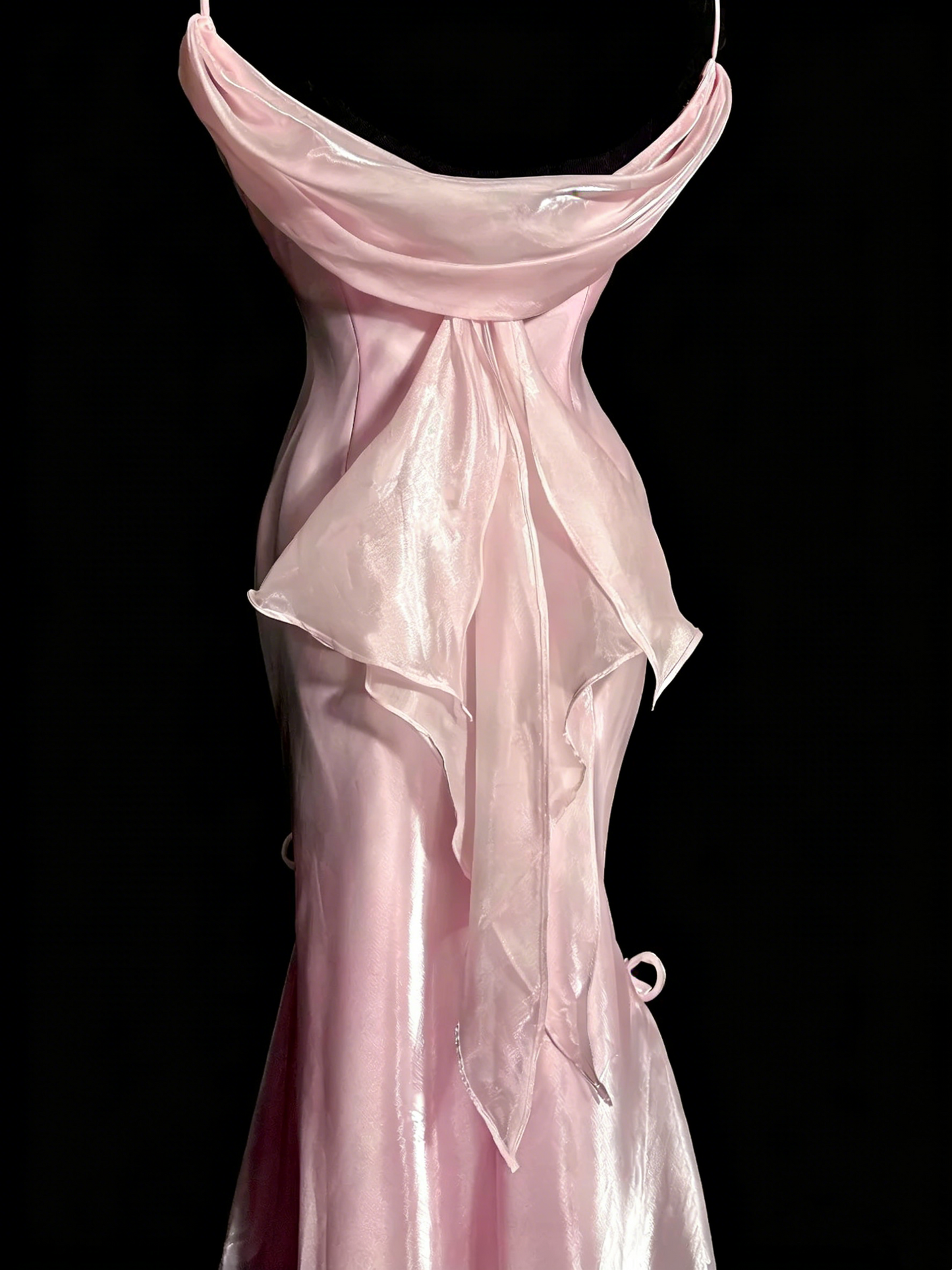 Robe de bal brillante à paillettes et col en cœur, robe de soirée sirène, robe de gala, robe de fête d'anniversaire, D3415