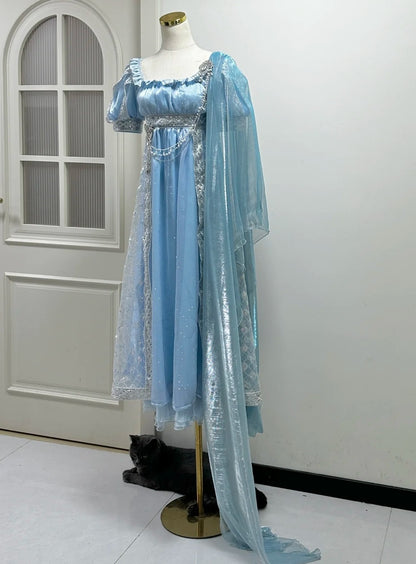 Glänzendes Ballkleid mit herzförmigem Pailletten-Meerjungfrauen-Abendkleid, Galakleid, Geburtstagspartykleid, D3415