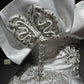 New Homecoming Dress Off the Shoulder Tulle Sequins Bead Bowknot Applique Hi-Lo Pearl Rinestone Ball Gown Back to School Outfits Party Dress Birthday Dress Wedding Dress D7548