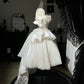 New Homecoming Dress Off the Shoulder Tulle Sequins Bead Bowknot Applique Hi-Lo Pearl Rinestone Ball Gown Back to School Outfits Party Dress Birthday Dress Wedding Dress D7548