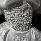 New Homecoming Dress Off the Shoulder Tulle Sequins Bead Bowknot Applique Hi-Lo Pearl Rinestone Ball Gown Back to School Outfits Party Dress Birthday Dress Wedding Dress D7548