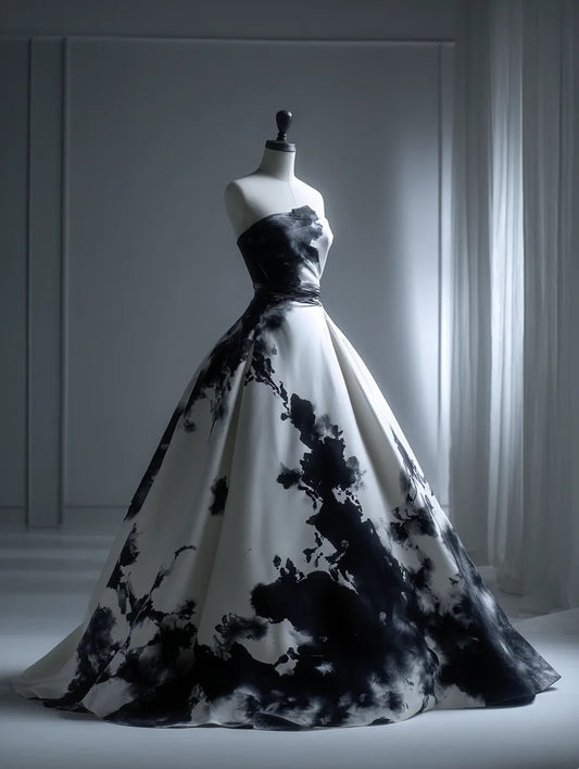 Atemberaubendes hellblaues Abendkleid aus plissiertem Tüll mit V-Ausschnitt, ideal für Quinceañera und Ball (Modell D4654)