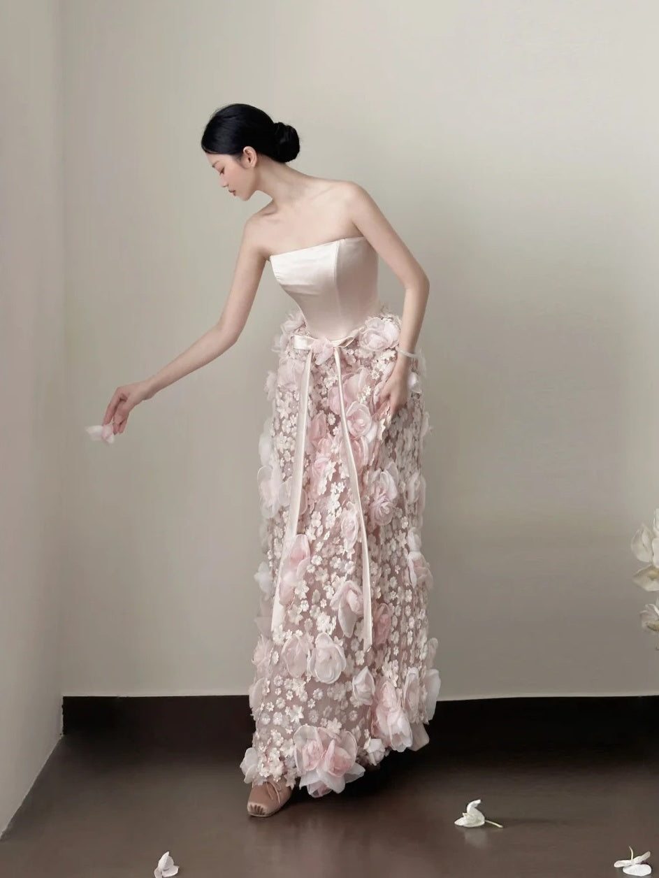 Glänzendes Ballkleid mit herzförmigem Pailletten-Meerjungfrauen-Abendkleid, Galakleid, Geburtstagspartykleid, D3415
