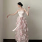 Glänzendes Ballkleid mit herzförmigem Pailletten-Meerjungfrauen-Abendkleid, Galakleid, Geburtstagspartykleid, D3415