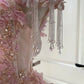 Gorgeous Ball Gown Crew Neck Pleated Tulle Prom Dresses Evening Gala Gown Quinceanera Dress       D4738