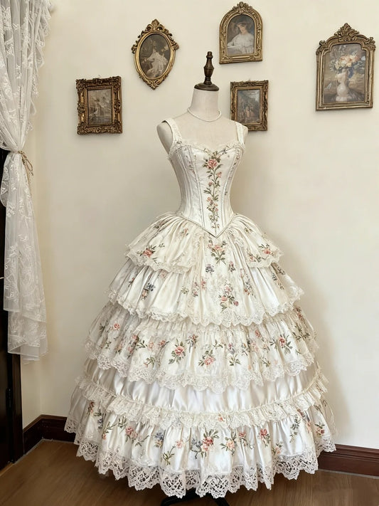 New Arrival Ball Gown Sweetheart Pleated Tiered Prom Dresses Evening Gala Gown Quinceanera Dress       D4749