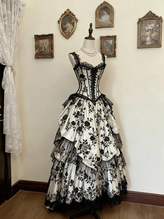 Vintage Ball Gown Sweetheart Pleated Prom Dresses Evening Gala Gown Quinceanera Dress       D4752