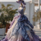 Beauty Ball Gown Ombre Spaghetti Straps Ruffle Prom Dresses Evening Gala Gown Quinceanera Dress       D4781
