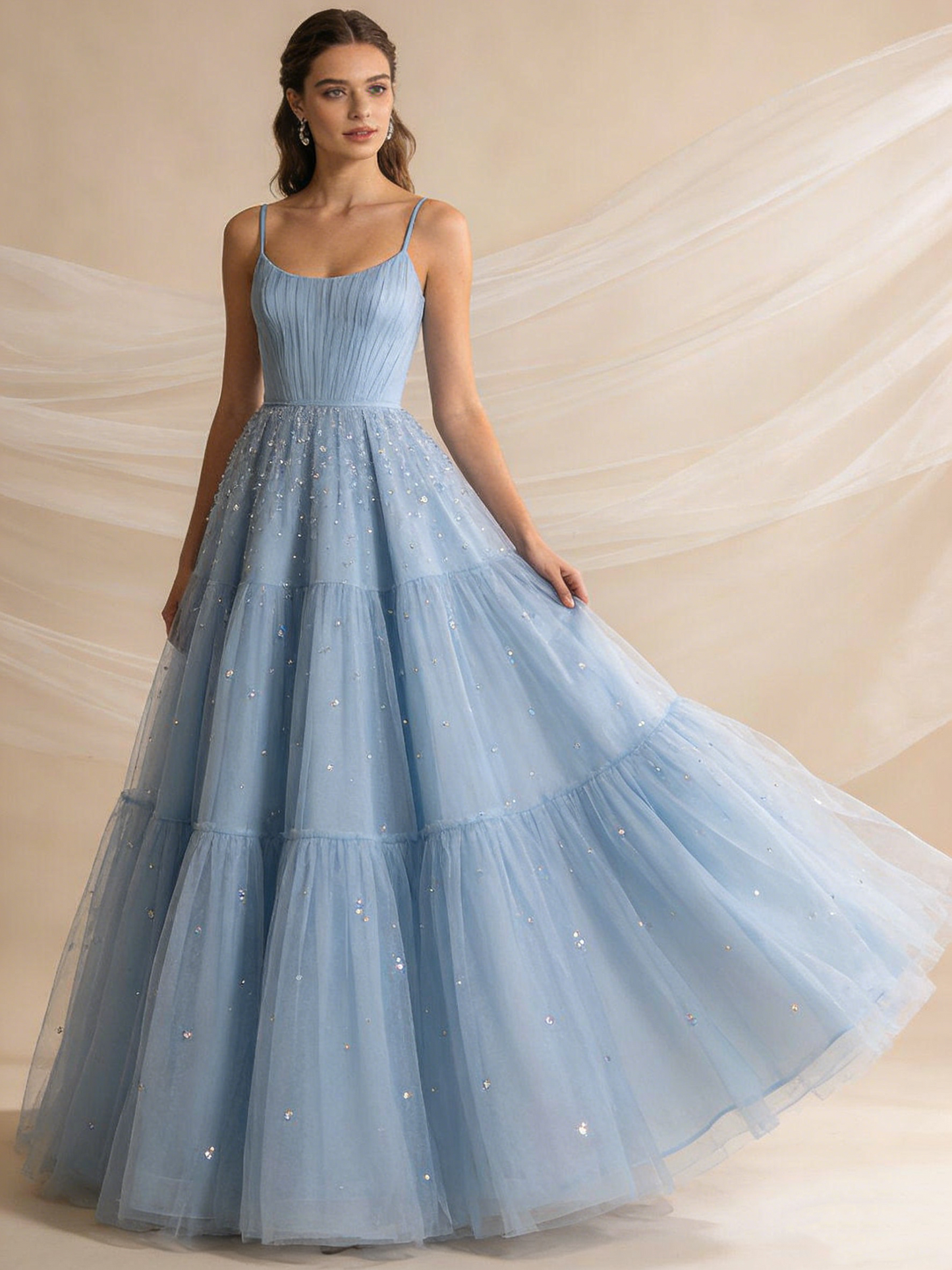 Robe de bal brillante à paillettes et col en cœur, robe de soirée sirène, robe de gala, robe de fête d'anniversaire, D3415