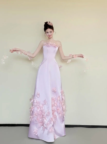 Robe de bal brillante à paillettes et col en cœur, robe de soirée sirène, robe de gala, robe de fête d'anniversaire, D3415