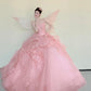 Fashion Ball Gown Light Pink Strapless Pleated Prom Dresses Sweet 16 Dress Evening Gala Gown      D4848