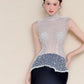 Robe de bal brillante à paillettes et col en cœur, robe de soirée sirène, robe de gala, robe de fête d'anniversaire, D3415