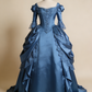 Robe de bal sublime bleu clair, col en V, tulle plissé, robe de soirée, robe de quinceañera, robe de bal D4654