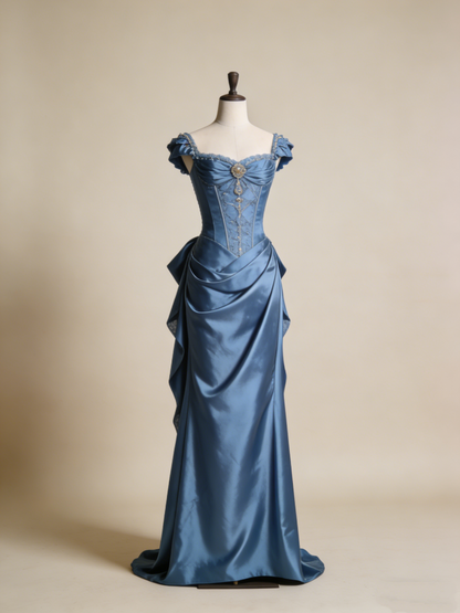 Robe de bal brillante à paillettes et col en cœur, robe de soirée sirène, robe de gala, robe de fête d'anniversaire, D3415