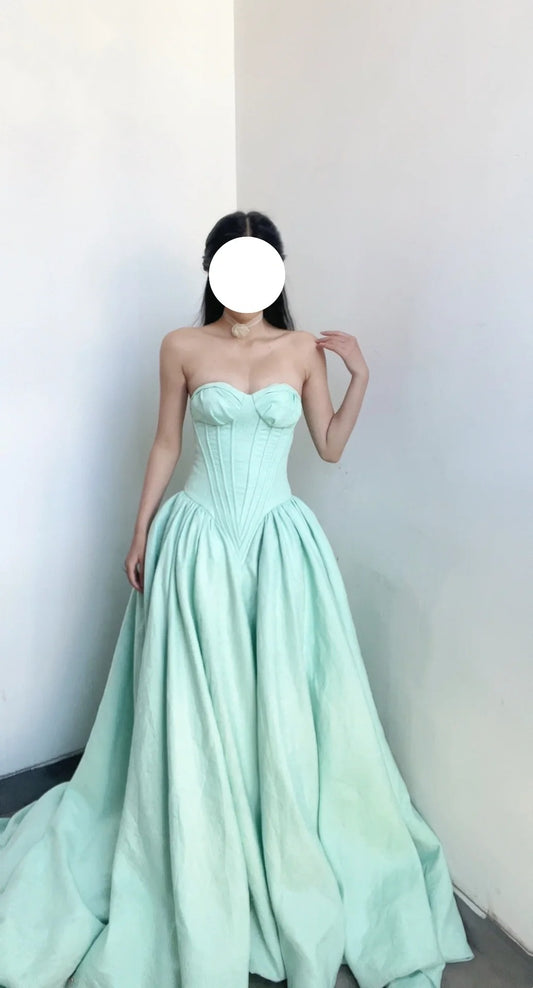 Beauty Prom Dress Sweetheart Gala Evening Gown Dress Birthday Party Outfits    D4874