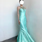 Robe de bal brillante à paillettes et col en cœur, robe de soirée sirène, robe de gala, robe de fête d'anniversaire, D3415