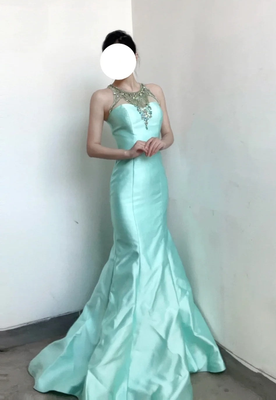 Robe de bal brillante à paillettes et col en cœur, robe de soirée sirène, robe de gala, robe de fête d'anniversaire, D3415