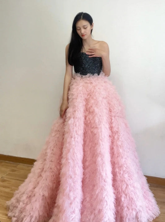 Stunning Prom Dress Sweetheart Pleated Gala Evening Gown Dress Birthday Party Outfits    D4876