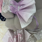 Shiny Homecoming Dress Ombre Crew Neck Pleated Short Back to School Prom Dress Birthday Outfits  D4877