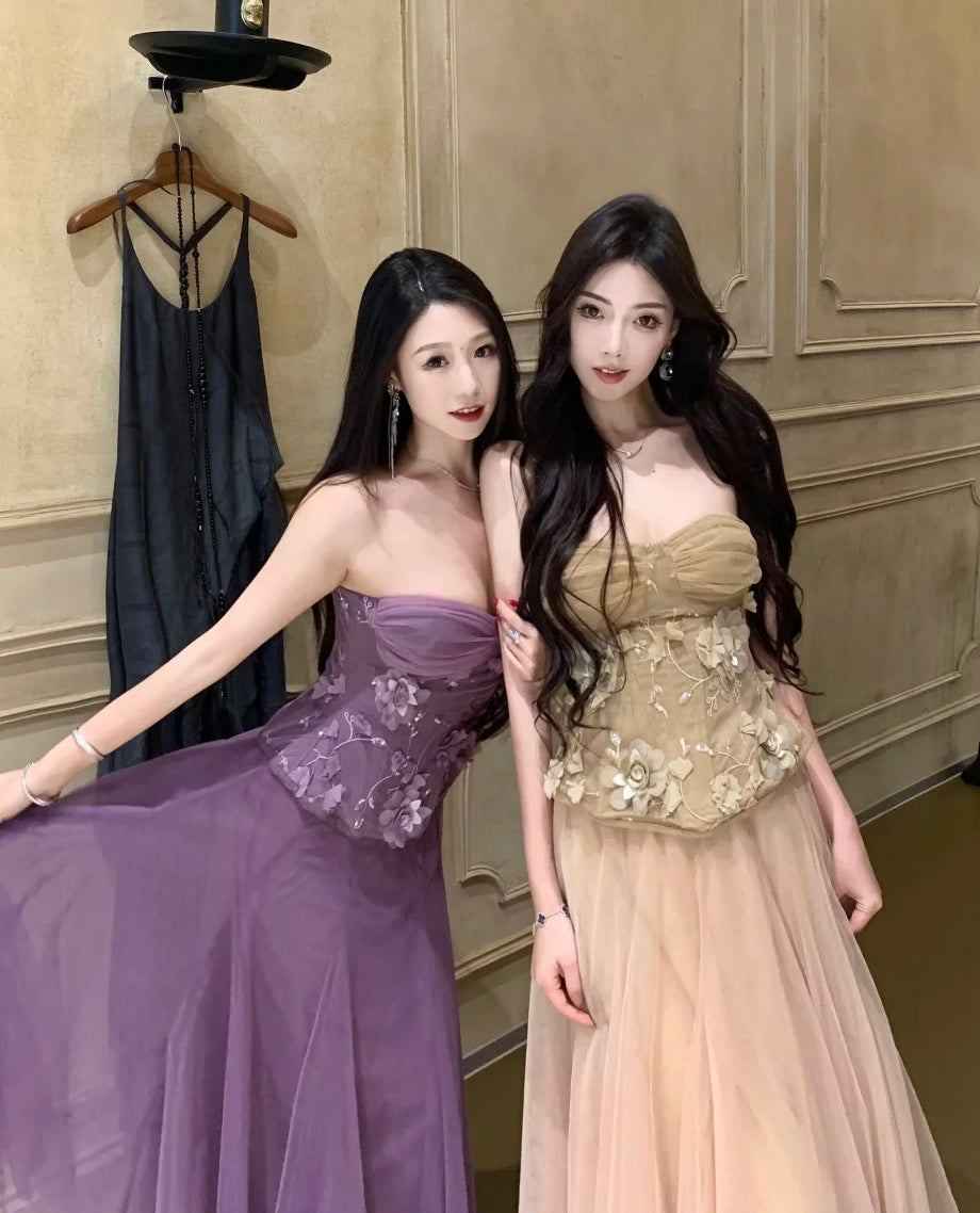 Robe de bal brillante à paillettes et col en cœur, robe de soirée sirène, robe de gala, robe de fête d'anniversaire, D3415