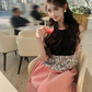 Elegant Prom Dress A Line Crew Neck Gala Evening Gown Dress Birthday Party Outfits    D4881
