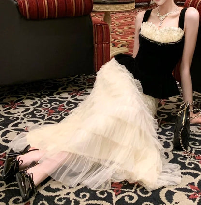 Robe de bal brillante à paillettes et col en cœur, robe de soirée sirène, robe de gala, robe de fête d'anniversaire, D3415