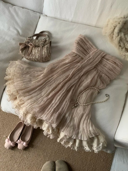 Beauty Homecoming-Kleid Spaghettiträger Plissee Kurzes Ballkleid Geburtstagsparty-Outfits Cocktailkleid D3339