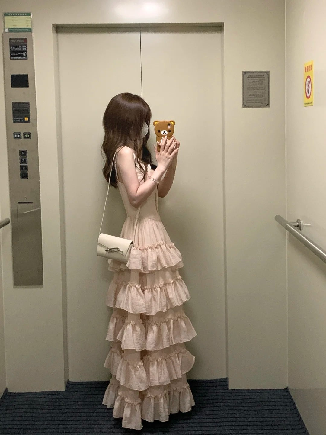 Beauty Prom Dress Spaghetti Straps Tiered Gala Evening Gown Dress Birthday Party Outfits    D4888