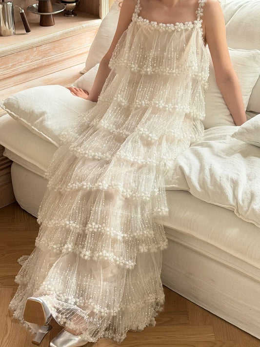 Chic Prom Dress Spaghetti Straps Beading Gala Evening Gown Dress Birthday Party Outfits    D4889