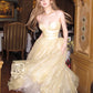 Shiny Prom Dress Sweetheart Tulle Pleated Birthday Party Outfits Gala Gown Evening Dress     D4895