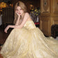 Shiny Prom Dress Sweetheart Tulle Pleated Birthday Party Outfits Gala Gown Evening Dress     D4895