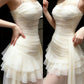 Stunning Prom Dress Spaghetti Straps Birthday Party Outfits Pleated Tulle Evening Gown Gala Dress     D4900