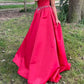 Stunning Prom Dress Sweetheart Formal Outfits Beading Red Evening Gown Gala Dress     D4902