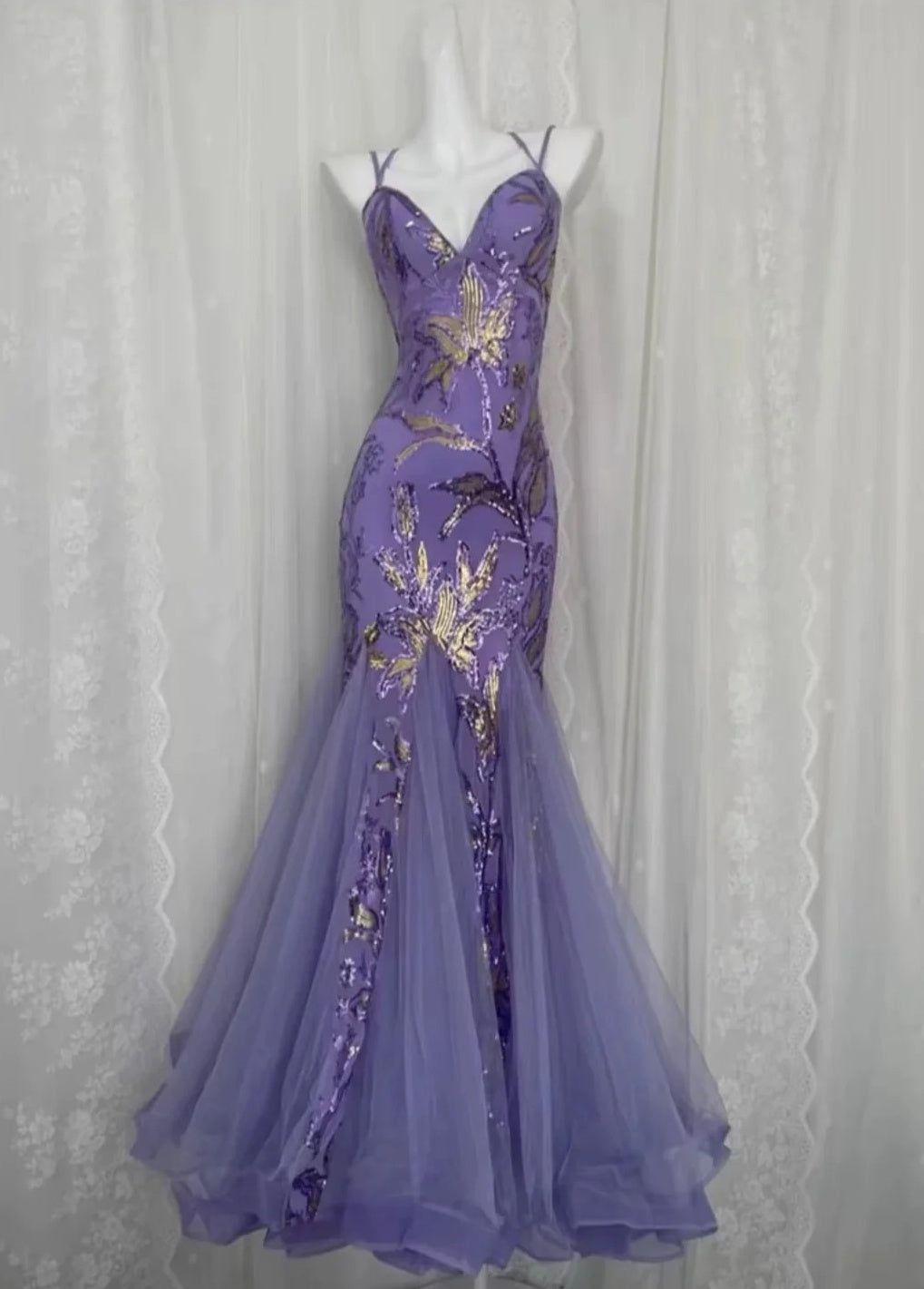Robe de bal brillante à paillettes et col en cœur, robe de soirée sirène, robe de gala, robe de fête d'anniversaire, D3415