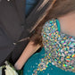 Glänzendes Ballkleid mit herzförmigem Pailletten-Meerjungfrauen-Abendkleid, Galakleid, Geburtstagspartykleid, D3415