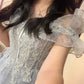 Beauty Prom Dress Off Shoulder Pleated Gala Gown Birthday Party Outfits Tulle Evening Dress    D4915